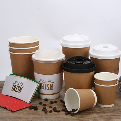 Hollow cowhide paper cup