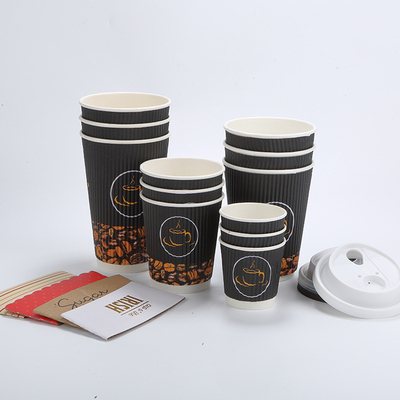 8oz Corrugated Paper Cups