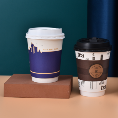 8oz hollow paper cup